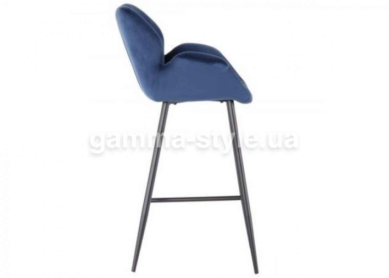 Стілець барний Alphabet N black/royal blue