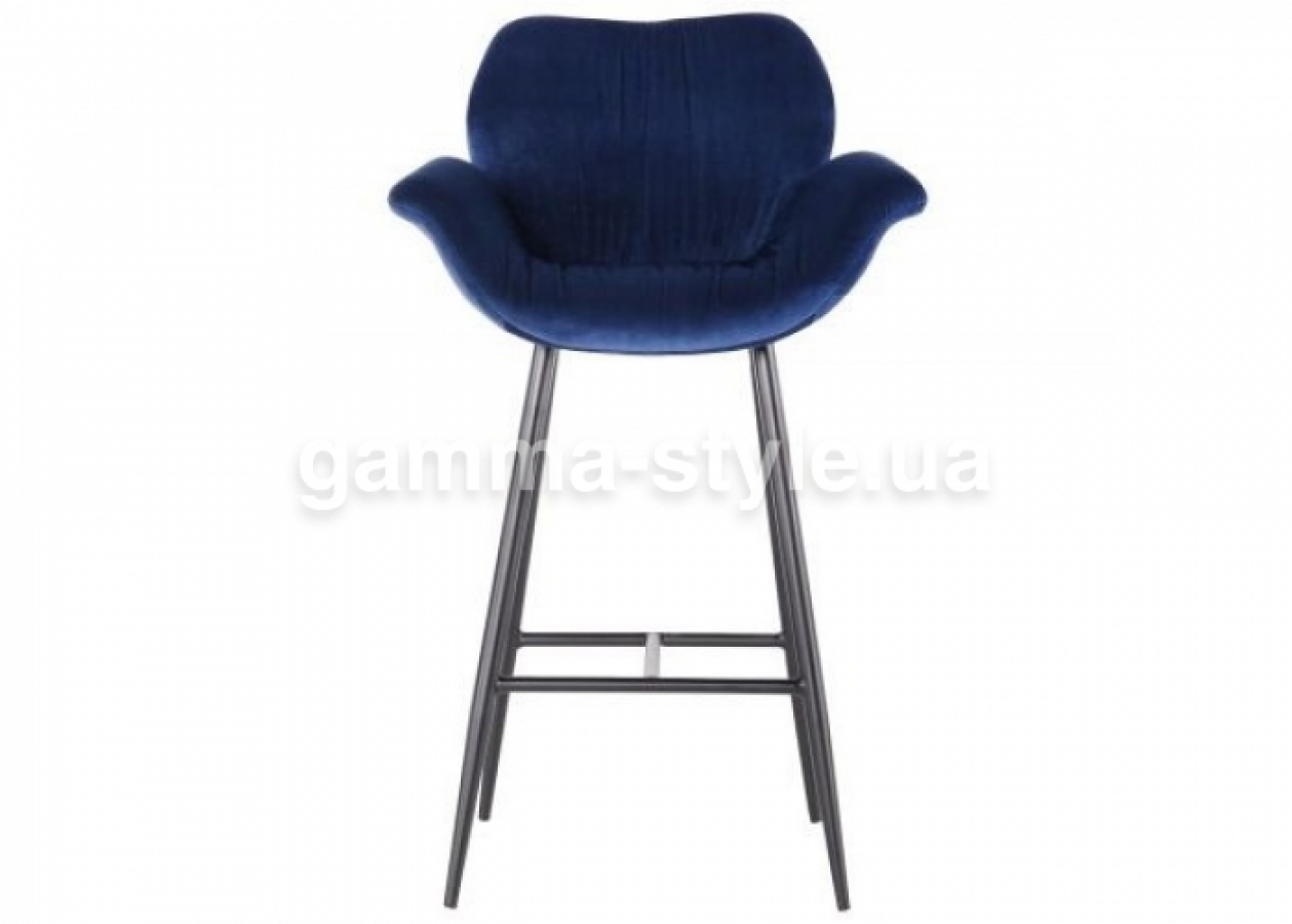 Стілець барний Alphabet N black/royal blue