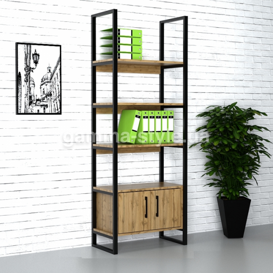 Стелаж лофт СЛГ 2 Дуб Аппалачі