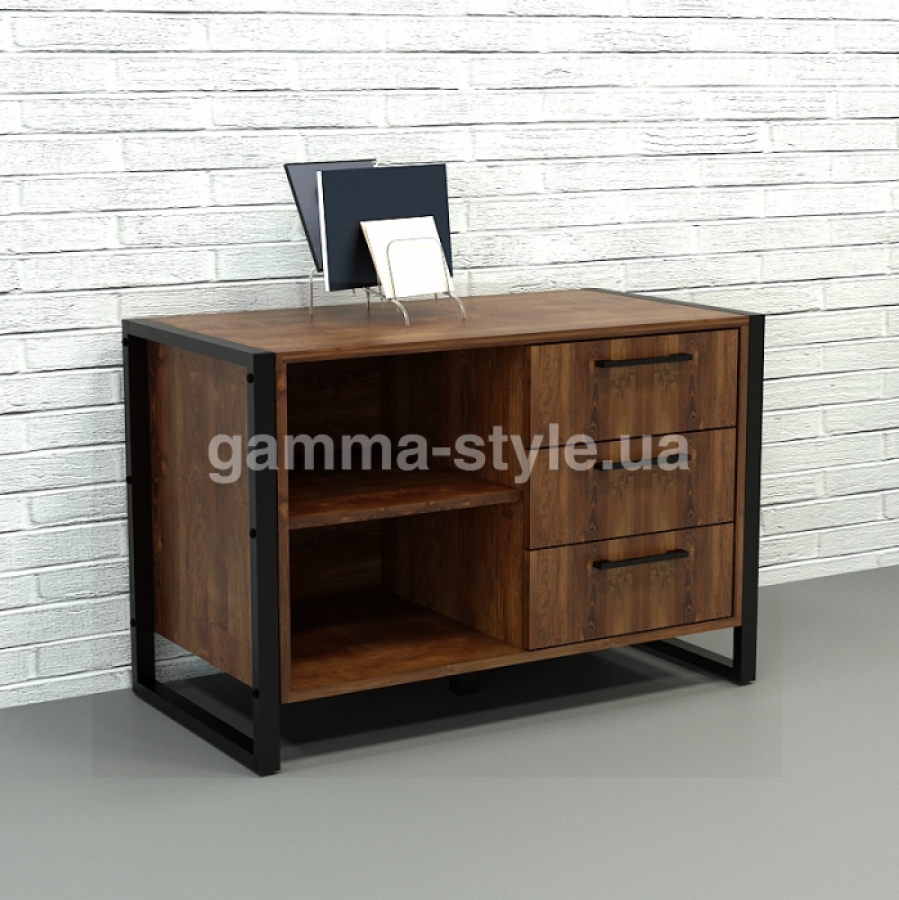 Офісна тумба лофт ТСЛВ-1